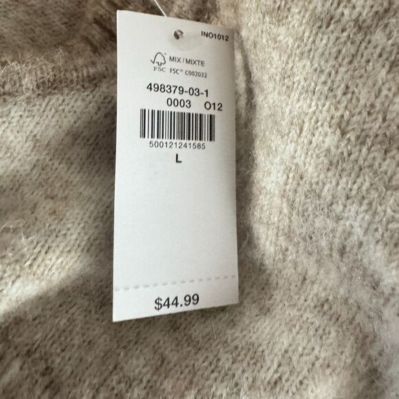 New Old Navy Cozy Crew-Neck Ombré Wool Blend Sweater Women's Size Large - Picture 4 of 9